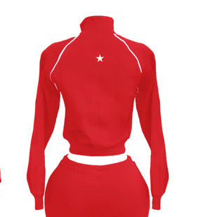 Crimson Stunner Zip Jacket