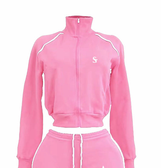 bubble gum pink jacket